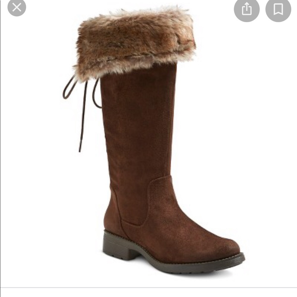 Mossimo brown Maureen boots 👢